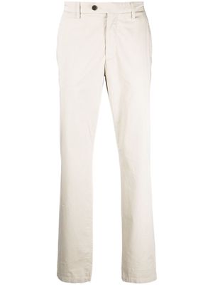 Z Zegna mid-rise cotton chino trousers - Neutrals