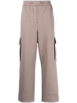 ZZERO BY SONGZIO elasticated cargo trousers - Brown