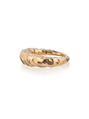 All Blues Fat Snake carved gold vermeil ring - Metallic