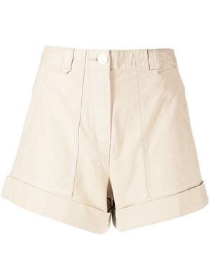 Rag & Bone Demi cotton field shorts - Neutrals