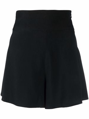 Federica Tosi high-rise fitted shorts - Black