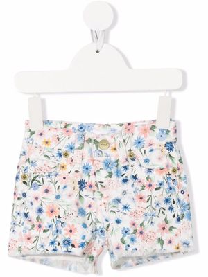 Miss Grant Kids floral-print shorts - White