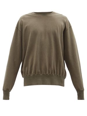 Kuro - Suvin Giza Cotton-jersey Sweatshirt - Mens - Brown
