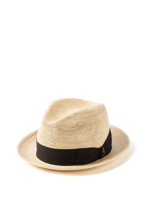 Borsalino - Teo Straw Panama Hat - Mens - Cream