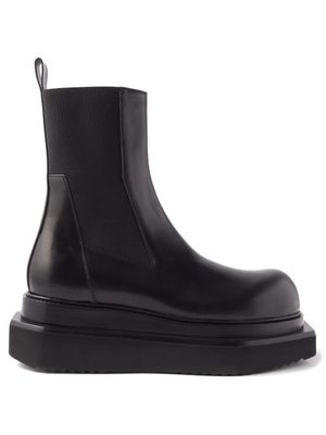 Rick Owens - Beatle Turbo Cyclops Leather Boots - Mens - Black