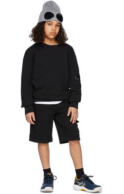 C.P. Company Kids Kids Black Basic Sweatshirt