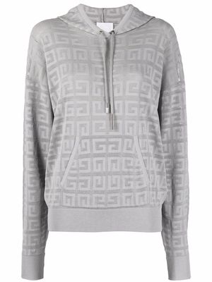 Givenchy 4G-pattern hoodie - Grey