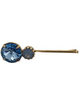 Jennifer Behr Myrla crystal-embellished bobby pin - Blue