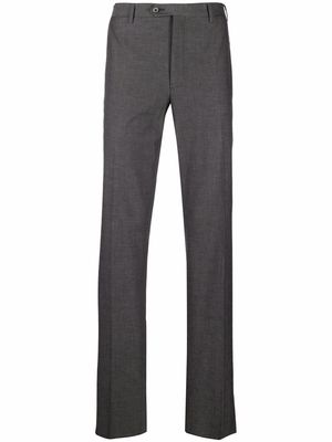 Corneliani mid-rise straight-leg trousers - Grey