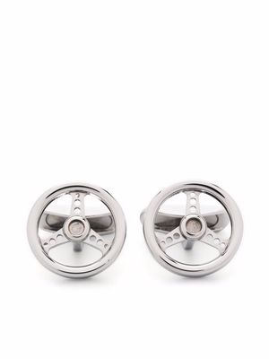 Chopard Racing Steering Wheel cufflinks - Silver