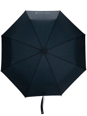 Mackintosh Ayr pinstripe automatic umbrella - Blue