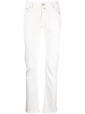 Jacob Cohen Nick slim-fit trousers - White