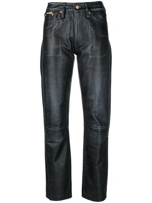 Eytys Cypress leather trousers - Blue