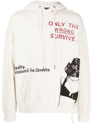 Ksubi Survive Biggie oversize hoodie - White
