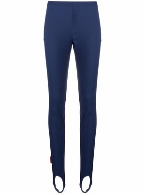 Dsquared2 stirrup-cuff high-waisted leggings - Blue