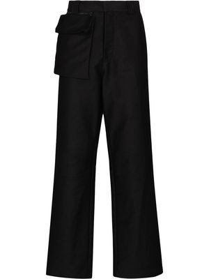 GR10K Operator oversized-pocket trousers - Black