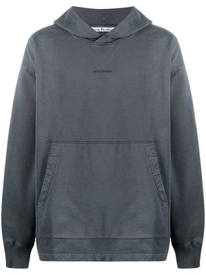 Acne Studios oversized logo hoodie - Grey