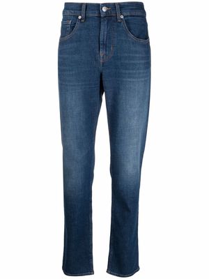 7 For All Mankind Slimmy mid-rise jeans - Blue
