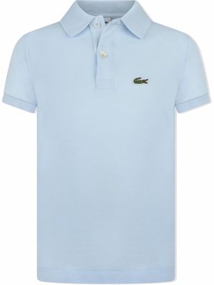 Lacoste Kids crocodile polo shirt - Blue