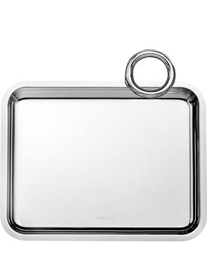 Christofle Vertigo 20cm x 16cm silver-plated 1-handle tray