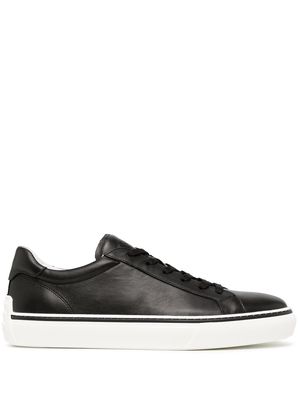 Tod's lace-up leather sneakers - Black
