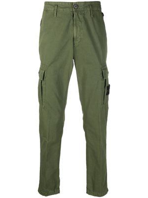 Stone Island Compass-patch cargo trousers - Green