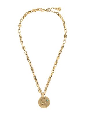 Goossens Talisman Scorpio medal necklace - Gold