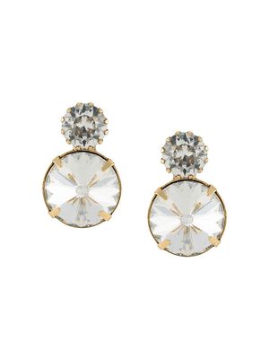 Jennifer Behr Myrla crystal earrings - Gold