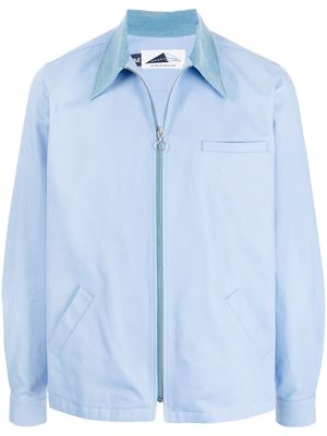 Anglozine cotton shirt jacket - Blue