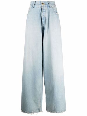 Balmain mid-rise flared jeans - Blue