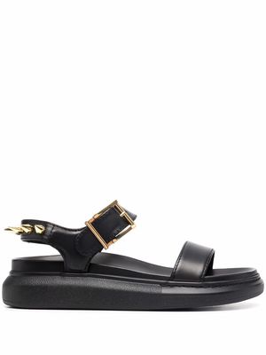 Alexander McQueen stud-embellished open-toe sandals - Black