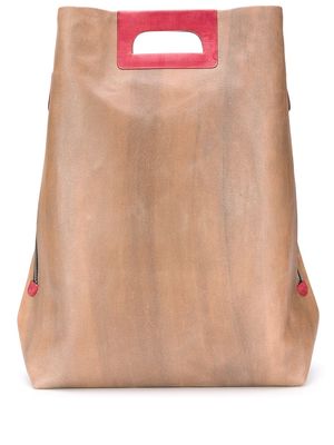 Cecchi De Rossi top handle backpack - Brown