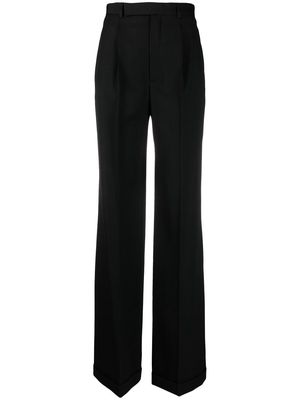 Saint Laurent tailored wide-leg trousers - Black