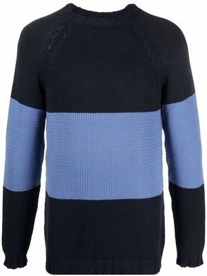 Antonella Rizza two-tone knit jumper - Blue