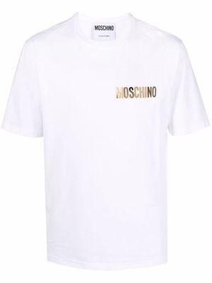 Moschino logo-print organic cotton T-shirt - White