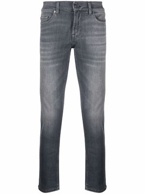 7 For All Mankind low-rise skinny jeans - Grey