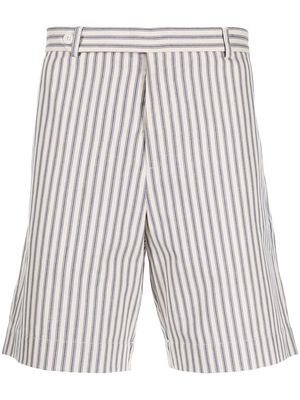 Anglozine newton stripe shorts - Neutrals