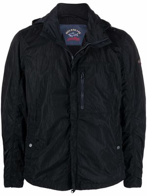 Paul & Shark zip-up hooded jacket - Black