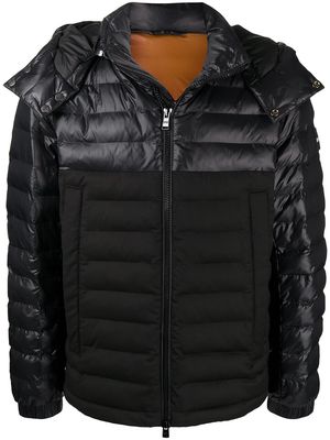 BOSS hooded padded jacket - Black