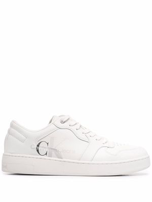 Calvin Klein capsule lace-up basket sneakers - White