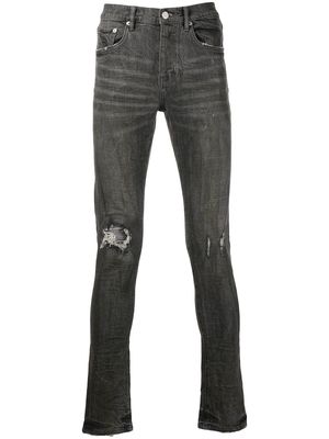 Purple Brand P001 ripped skinny jeans - Grey