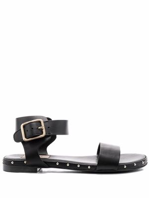 AGL Sveva leather studded sandals - Black