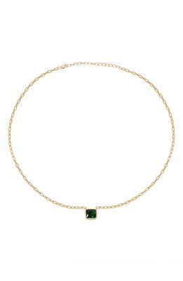 The M Jewelers x Greg Yuna Chapter II The Green Emerald Reda Pendant Necklace in Gold