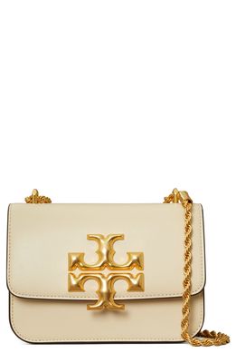 Tory Burch Small Eleanor Convertible Leather Shoulder Bag in New Cream