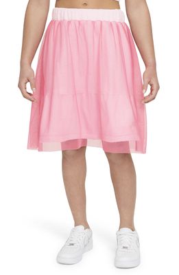 Nike Kids' Icon Clash Skirt in Gypsy Rose/Pink Foam