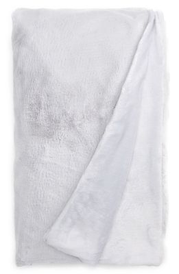 UnHide Cuddle Puddles Plush Throw Blanket in Silver Fox