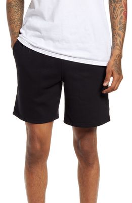 BP. Men's Fleece Drawstring Shorts in Black