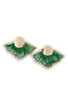 Akola Wren Stud Earrings in Emerald