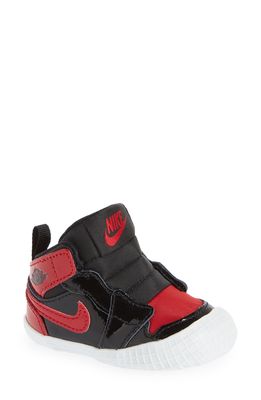 Nike Air Jordan 1 Crib Bootie in Black/Varsity Red/White
