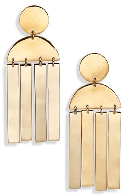 SOKO Maxi Cala Drop Earrings in Gold